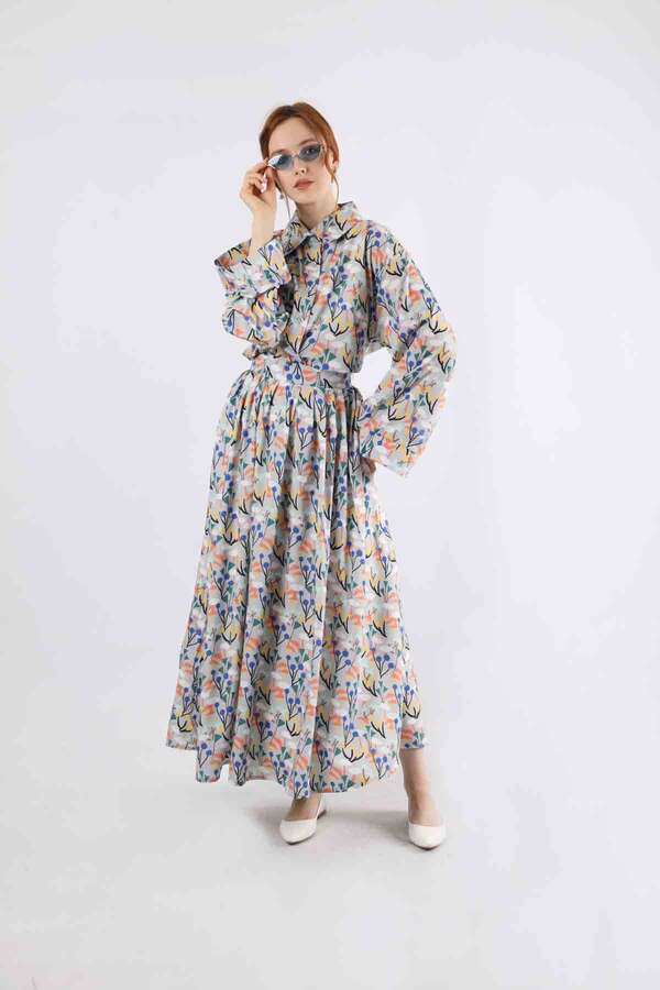 Eke Skirt Suit Grey - 2