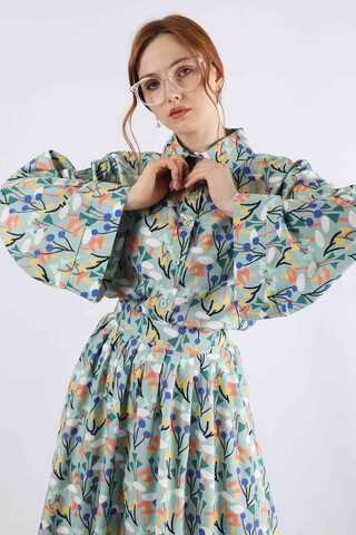 Eke Skirt Suit Mint - 2