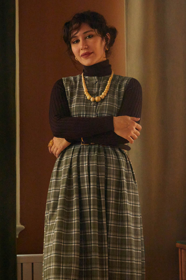 Ekose Desenli Jile Haki - 3