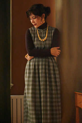 Ekose Desenli Jile Haki - 7