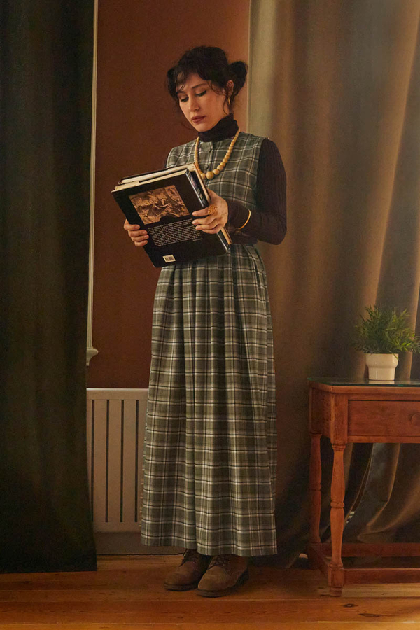 Ekose Desenli Jile Haki - 2