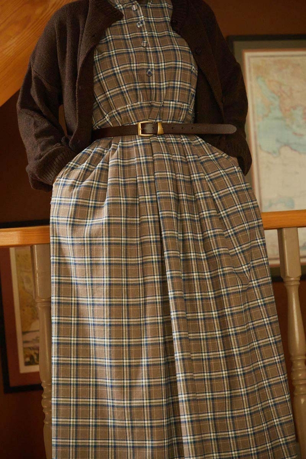 Ekose Desenli Jile Vizon - 7