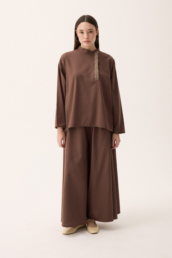 Elay Keten Takım Kahverengi - 6