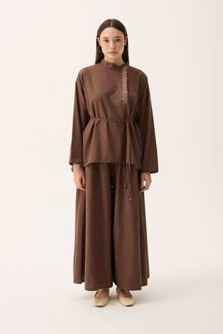 Elay Keten Takım Kahverengi - 8