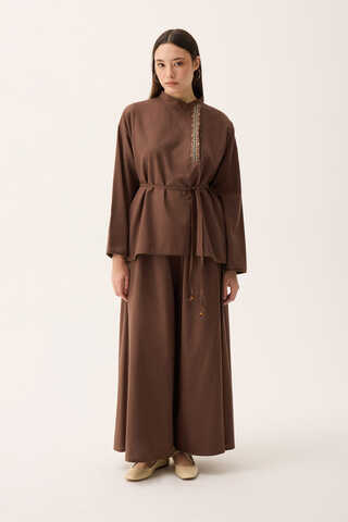 Elay Keten Takım Kahverengi - 10