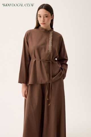 Elay Keten Takım Kahverengi - 1