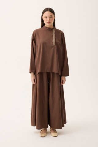 Elay Keten Takım Kahverengi - 5