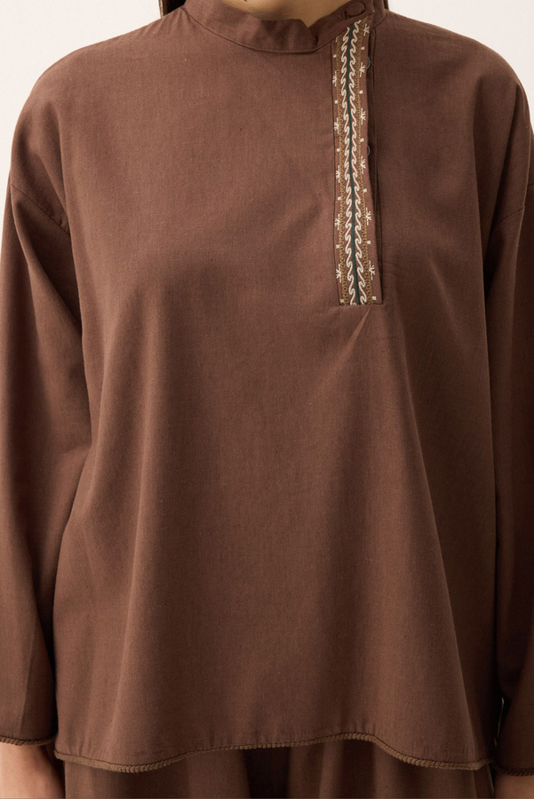 Elay Keten Takım Kahverengi - 7