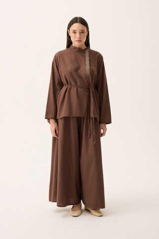 Elay Keten Takım Kahverengi - 9