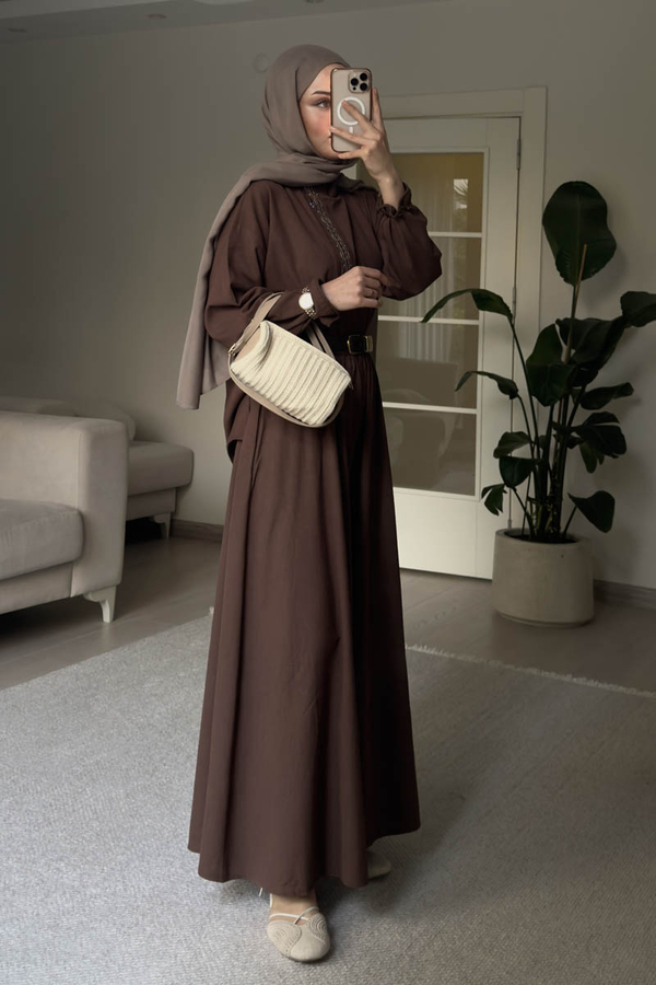 Elay Keten Takım Kahverengi - 4