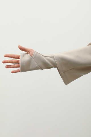 Eldiven Detay Elbise Taş - 6