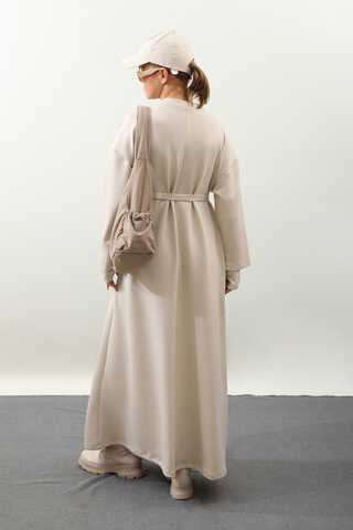 Eldiven Detay Elbise Taş - 12