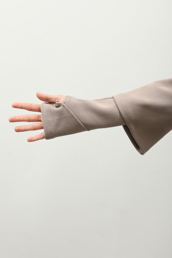 Eldiven Detay Elbise Vizon - 12