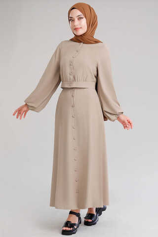 Elis Skirt Suit Capuccino - 1