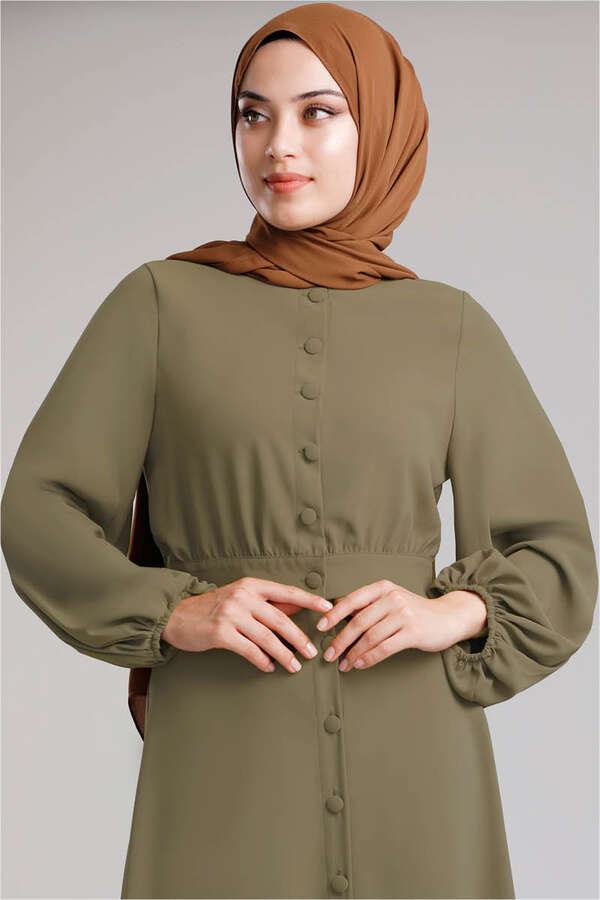 Elis Skirt Suit Khaki - 2