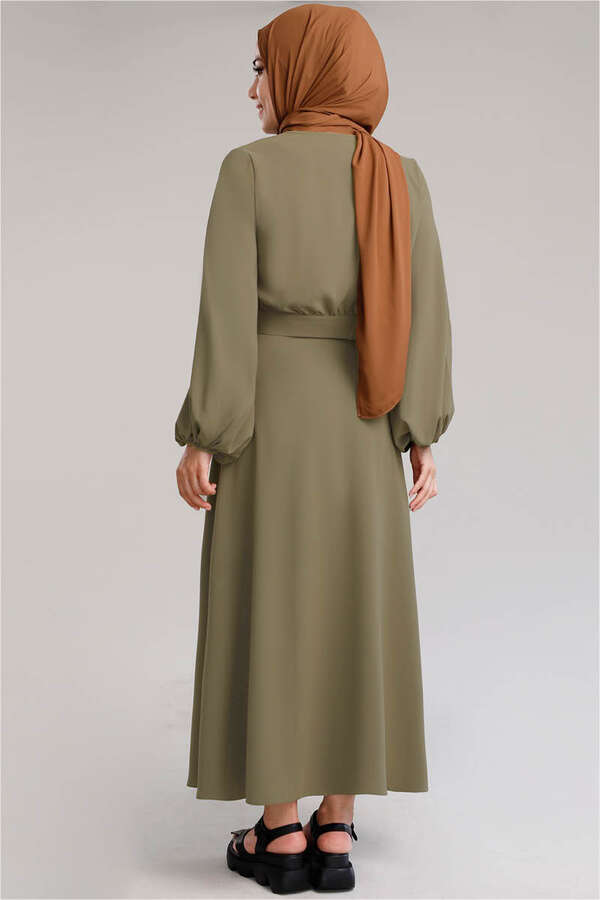 Elis Skirt Suit Khaki - 3