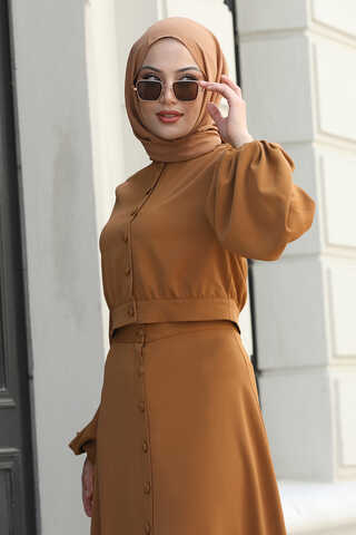 Elis Skirt Suit Mustard - 2