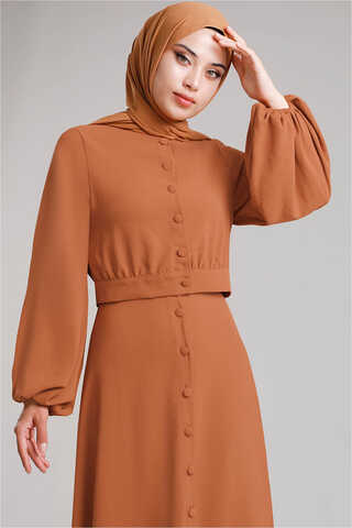 Elis Skirt Suit Orange - 5