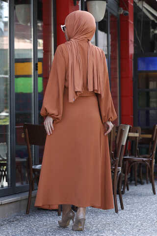 Elis Skirt Suit Orange - 3