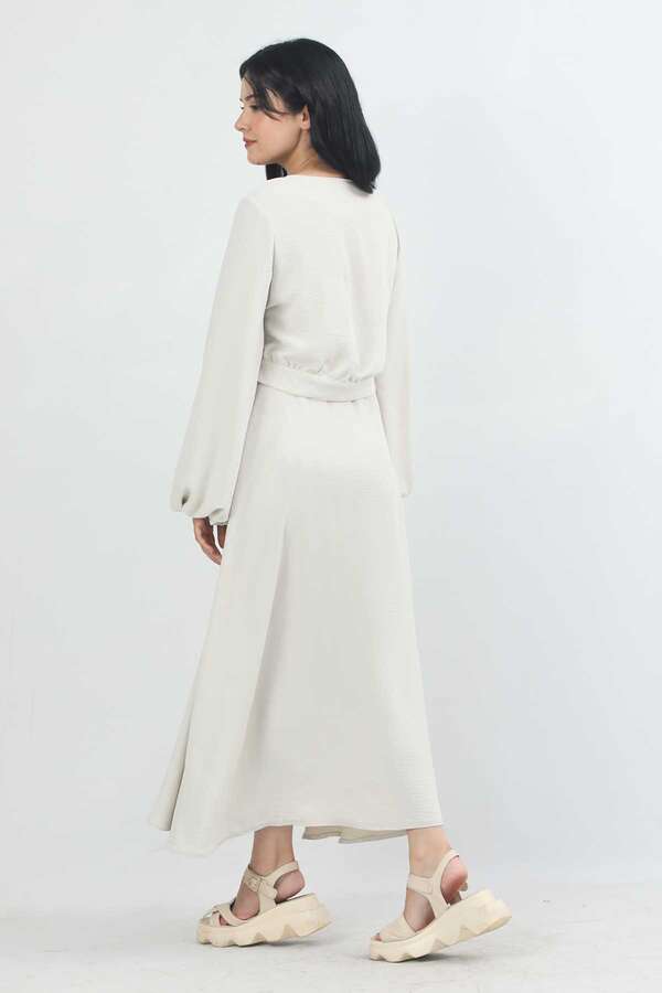 Elis Skirt Suit Stone - 5