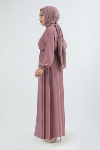 Elsa Dress dried rose - 6