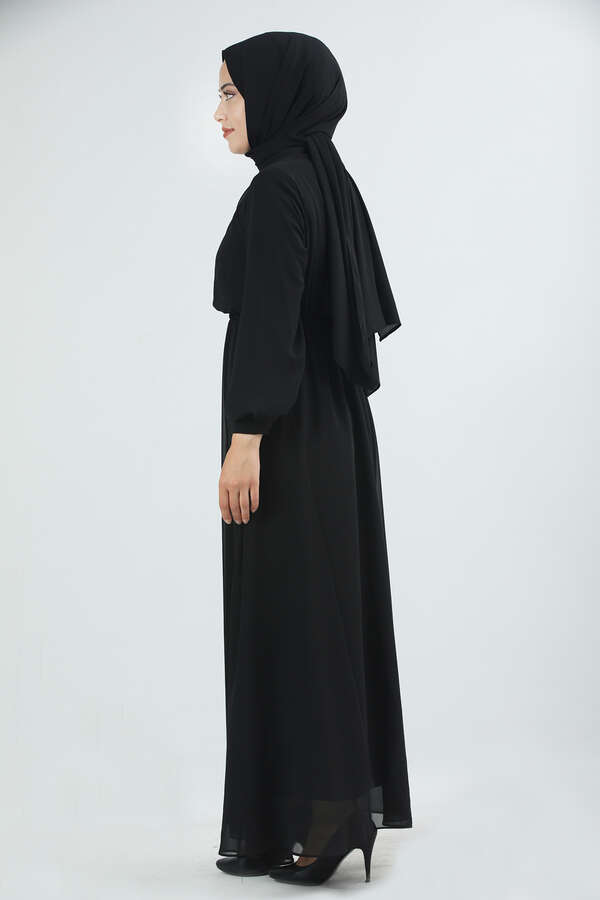Elsa Elbise Siyah - 6