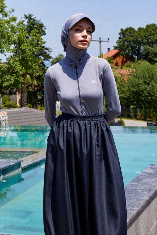 Etek Mayo Lacivert - 3