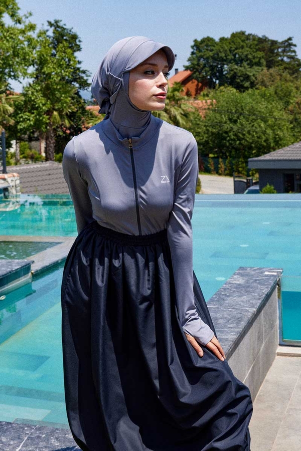 Etek Mayo Lacivert - 5