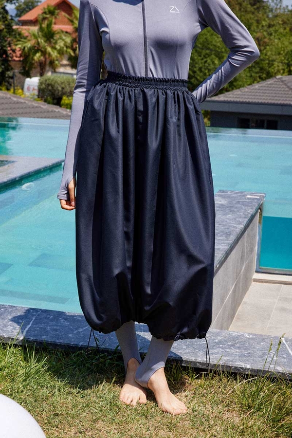 Etek Mayo Lacivert - 6