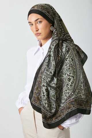 Etnik Desen Şal Siyah - 1