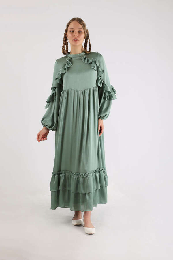 Faba Abiye Elbise Mint - 1