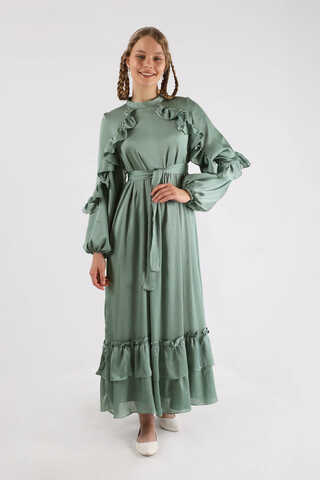 Faba Abiye Elbise Mint - 3