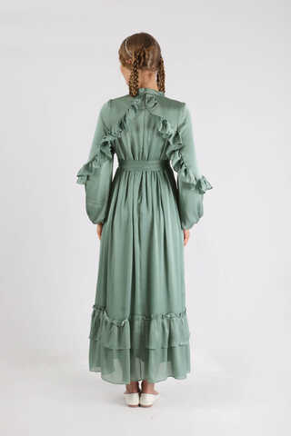 Faba Abiye Elbise Mint - 5