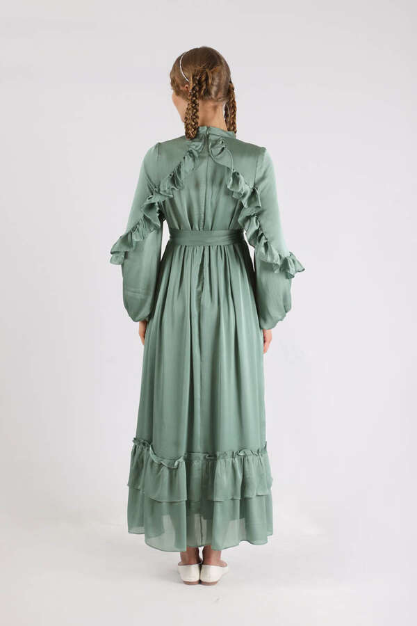 Faba Abiye Elbise Mint - 5