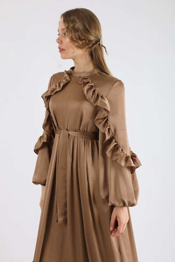 Faba Evening Dress Brown - 2
