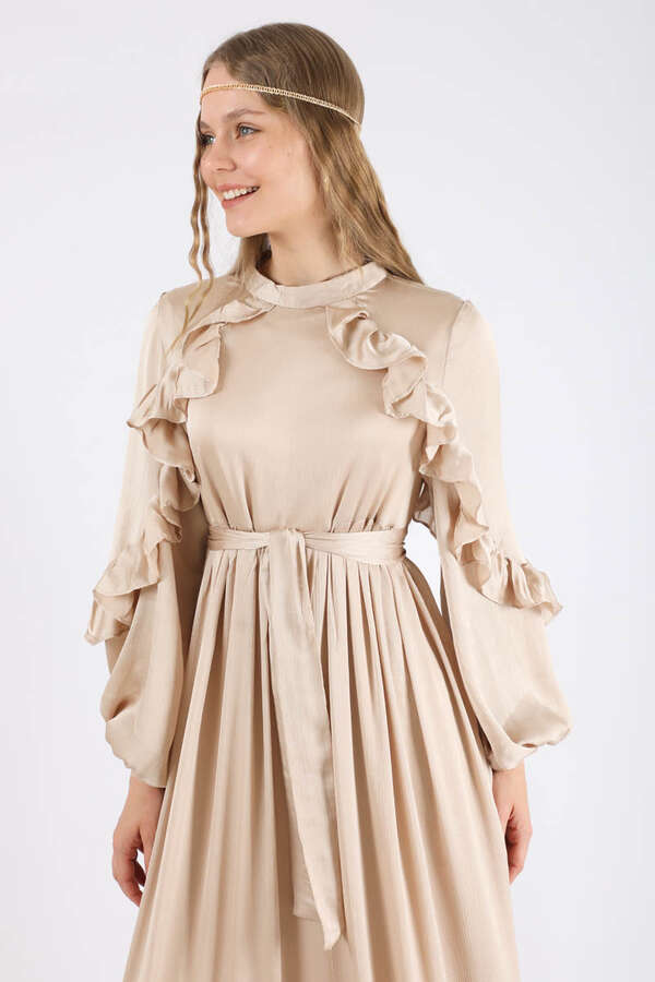 Faba Evening Dress Cream - 2