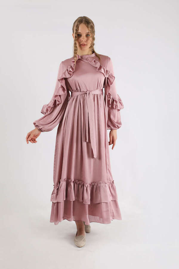 Faba Evening Dress Dried Rose - 1