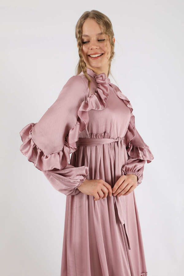 Faba Evening Dress Dried Rose - 2