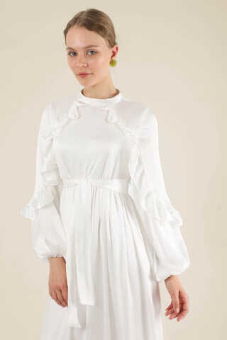 Faba Evening Dress White - 2