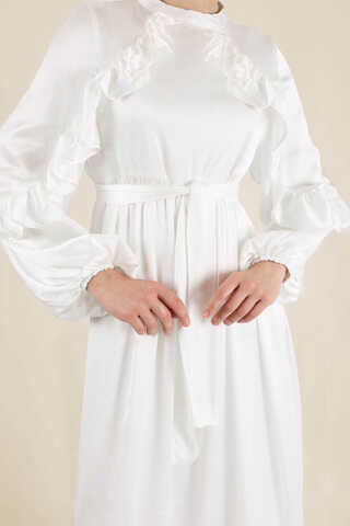 Faba Evening Dress White - 4