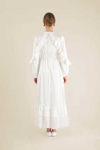 Faba Evening Dress White - 5