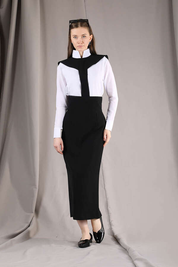 Femina Pencil Skirt Set Black - 3