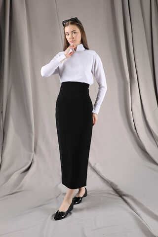 Femina Pencil Skirt Set Black - 1