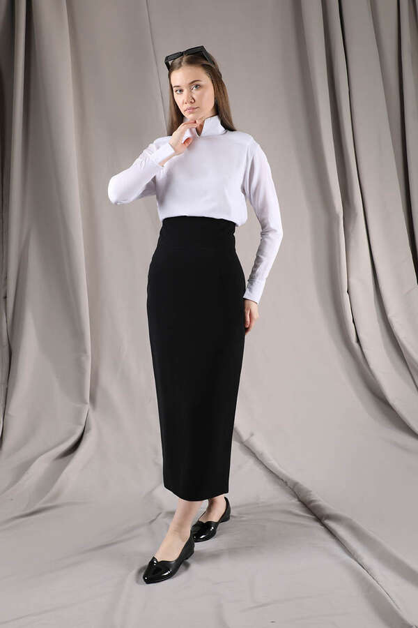 Femina Pencil Skirt Set Black - 1
