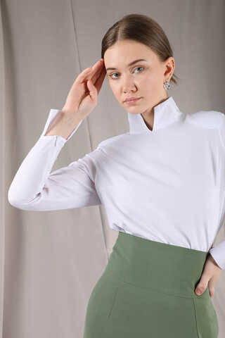 Femina Pencil Skirt Set Mint - 2