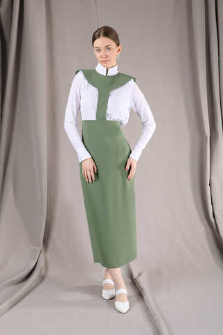 Femina Pencil Skirt Set Mint - 3