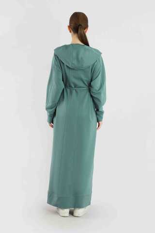 Fermuar Detaylı Elbise Mint - 6