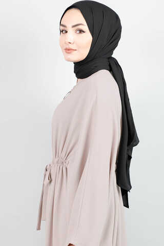 Fermuarlı Belden Kuşaklı Vizon Tunik - 3