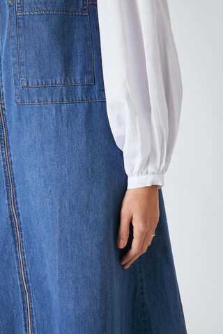 Fermuarlı Denim Jile Açık Mavi - 9