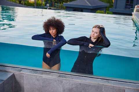 Fermuarlı Sörf Mayo Lacivert - 9